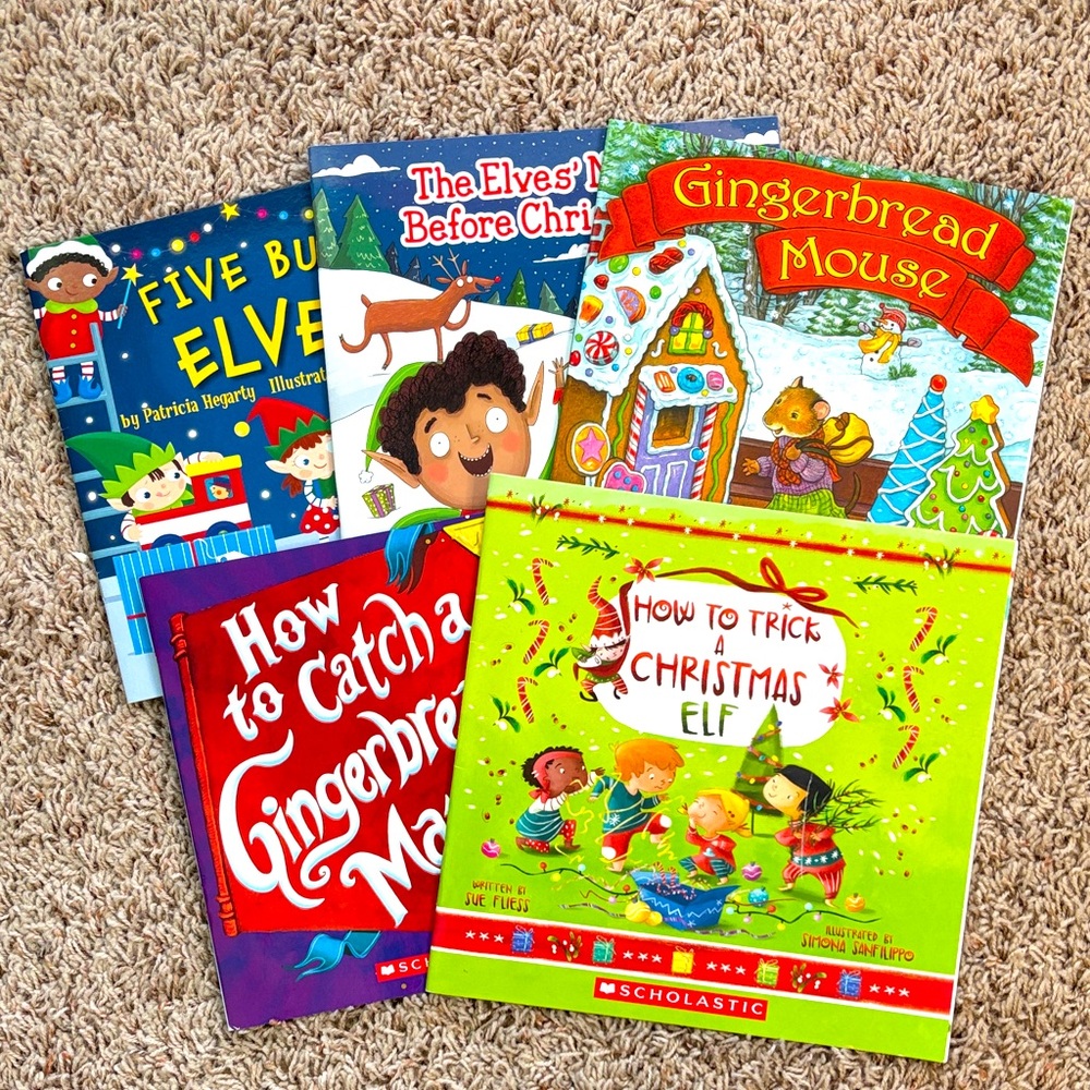 🎄📚Children's Scholastic Christmas Book Bundle📚🎄